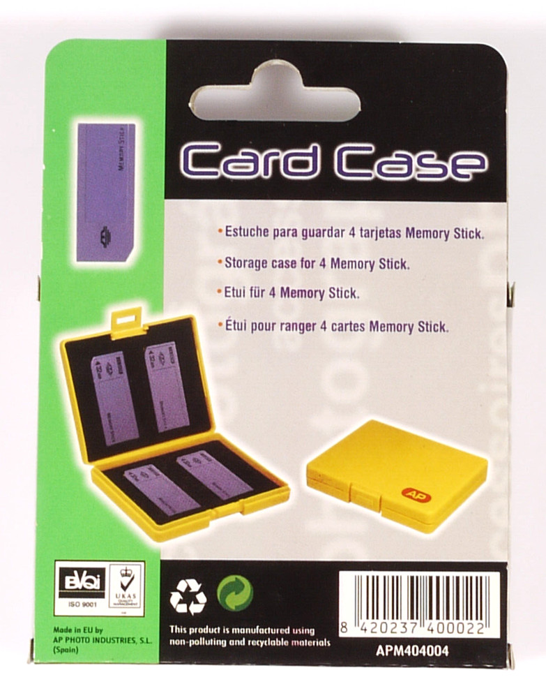 PRL) CARD HOLDER MEMORY CARD CASE AP HOLDER 4 MEMORY STICK CASE
