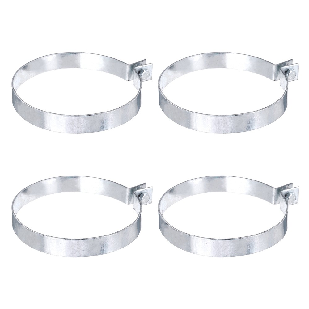 4Pcs Galvanized Chain Fence Ties 5-15/32"