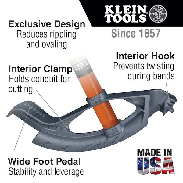 Klein Tools 51609 3/4-Inch Iron Conduit Bender Head
