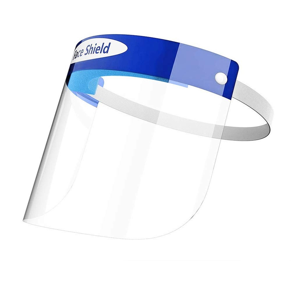 Sable Kids Safety Face Shield 10 Pack - Reusable, Adjustable, Transparent, Fu...