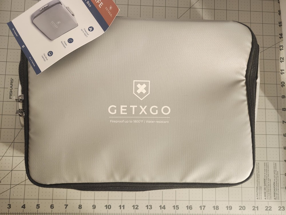 GETXGO Fireproof Document Box Fireproof up to 1832 degrees F