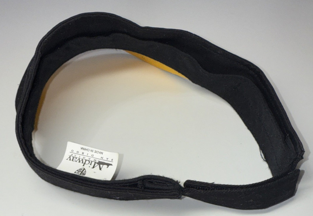 USS MIDWAY MAGIC SAN DIEGO NAVAL MUSEUM VISOR HAT BLACK