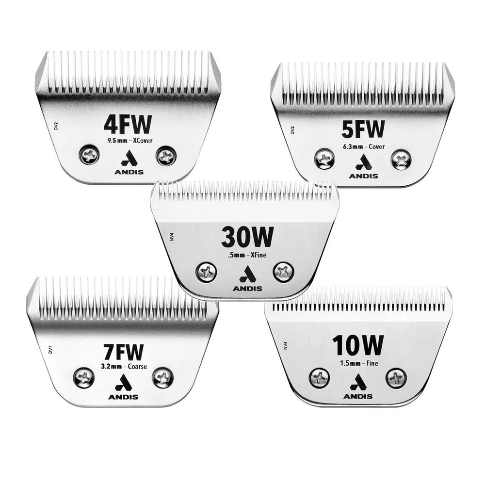 Ceramic Edge Wide Grooming Blades, Replacement Cutters or Full Sets Runs Cooler