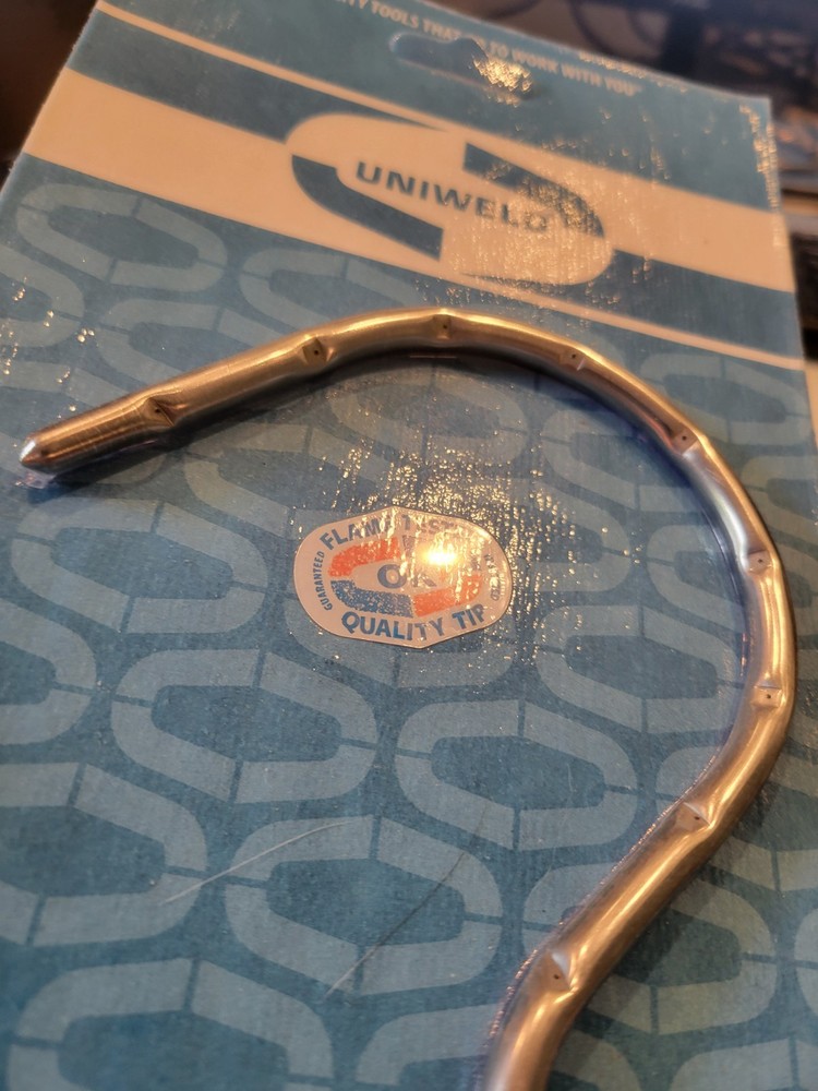 Uniweld, Cap'n Hook, ® MTF-9, 9-FLAME, Oxy-Acetylene Brazing Tip, UP TO 2"