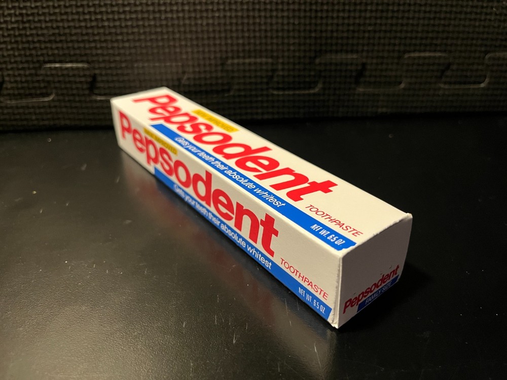 1970's Toothpaste - 5 emtpy custom design display boxes