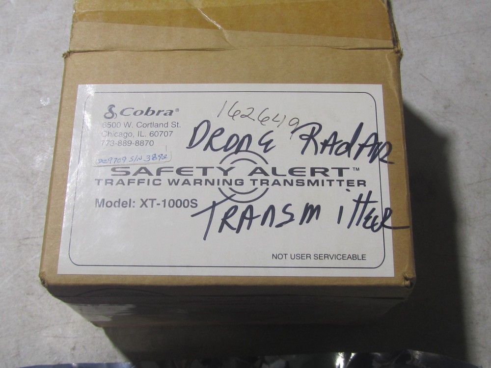 NEW COBRA XT-1000 SAFETY ALERT TRAFFIC WARNING SYSTEM -TRANSMITTER