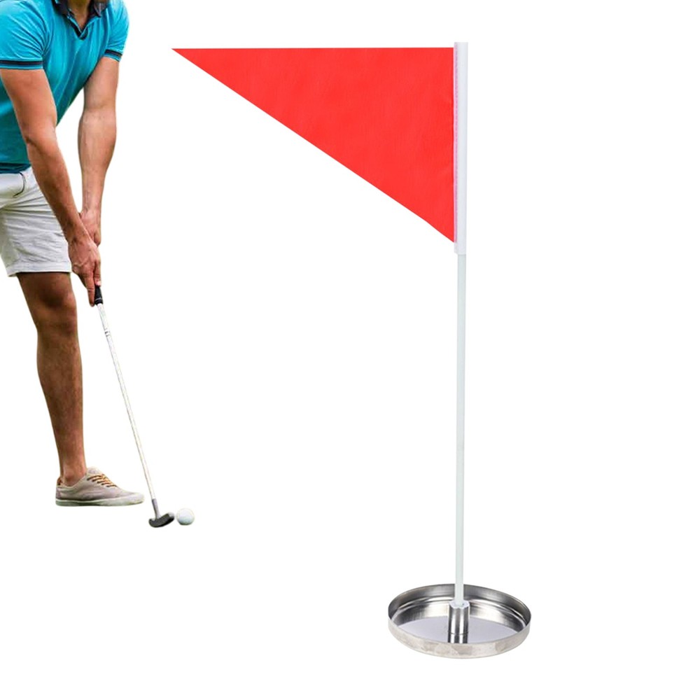 Golf Hole Cup And Flag Putter Practice Equipment Golf Putting Training Practical