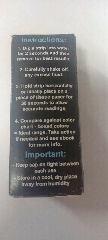 Pool and Spa Test Strips / 100 Strip Pack/ JNW/Testing Direct