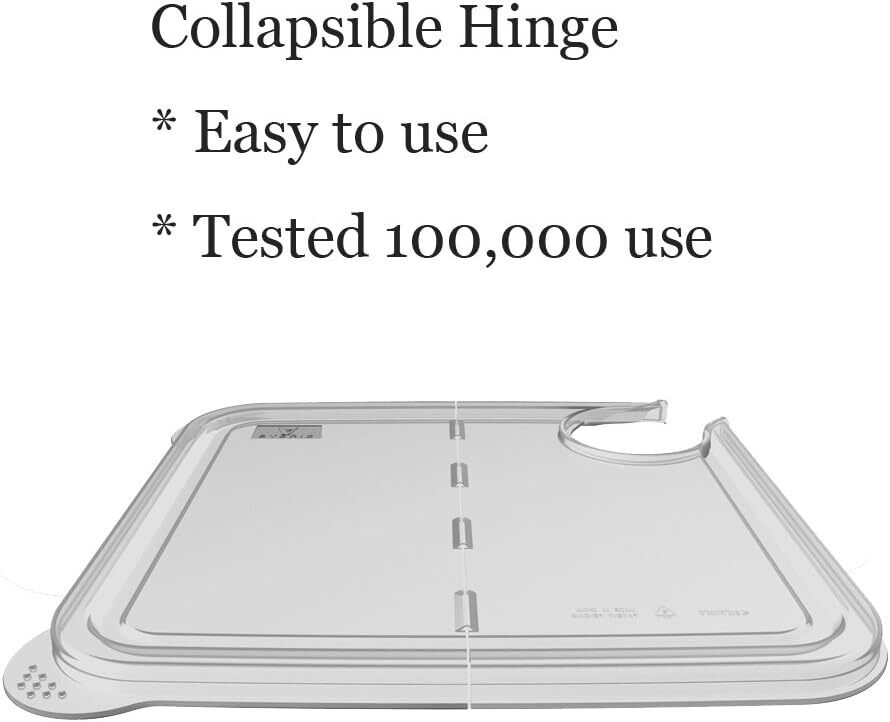 EVERIE Hinged Collapsible Sous Vide Container Lid Compatible with Anova Culin
