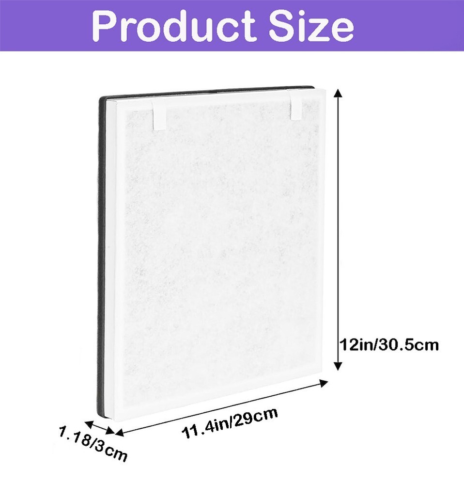 2 Pack Replacement HEPA Filter Set for LEVOIT Vital 100-RF Air Purifier