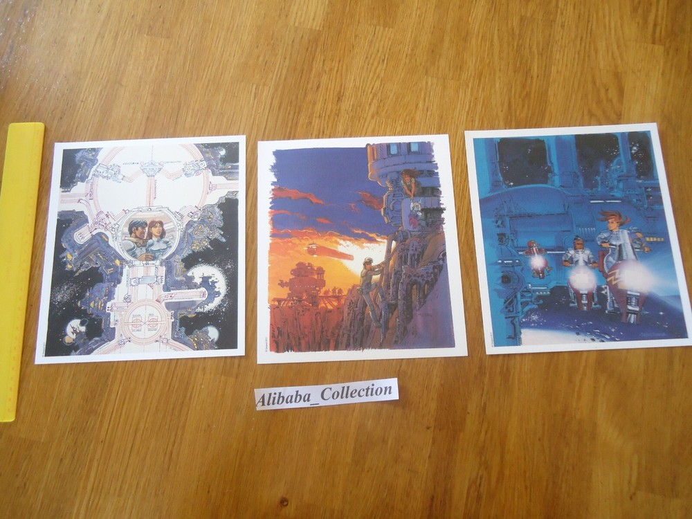 Lot 3 Ex-Libris / Pull Apart Mezieres Valerian Laureline