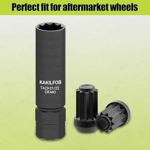 10 Spline Lug Nut Socket, Replacement for Compatible with Bimecc 10 TA23-21/22