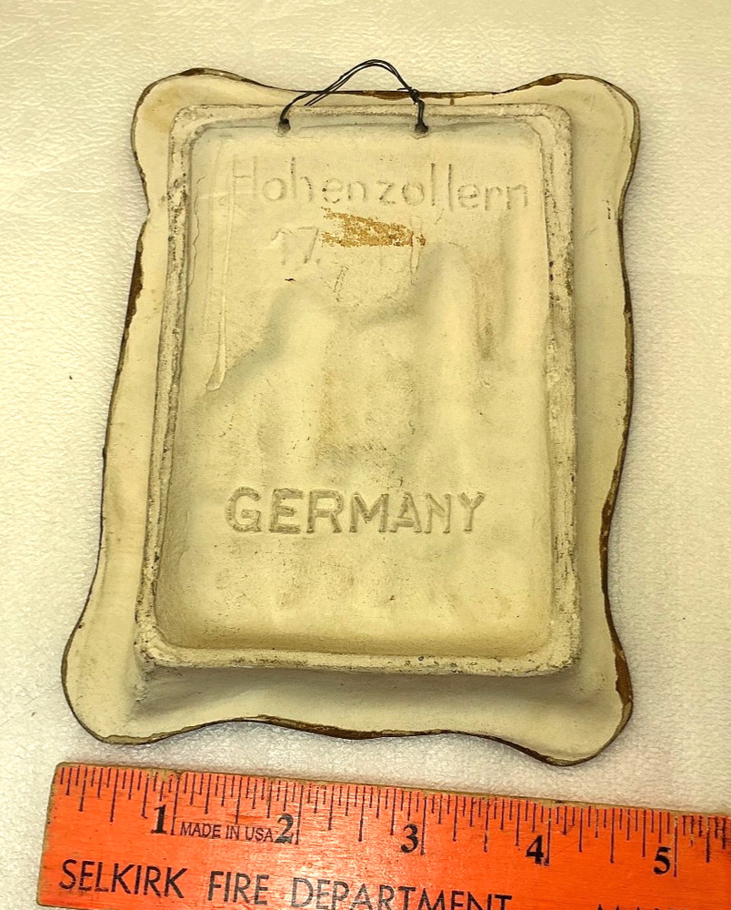 Hohenzollern 17 Germany Plaster Wall Plaque
