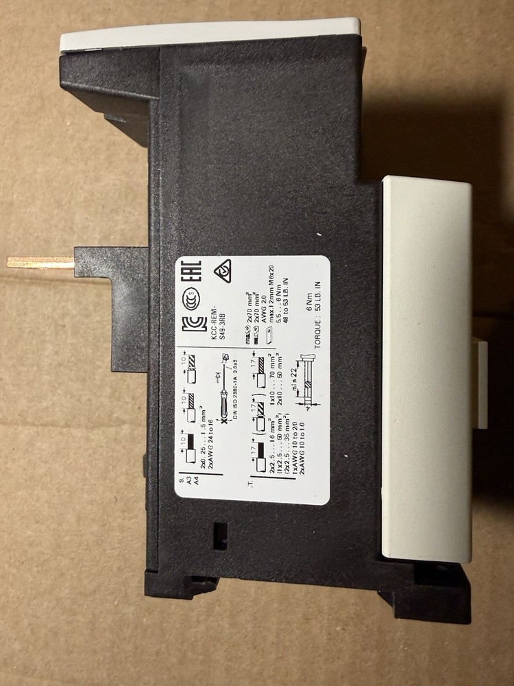 SIEMENS 3RB2046 2EDO CLASS 20 OVERLOAD RELAY 25 100a S3 Solid State