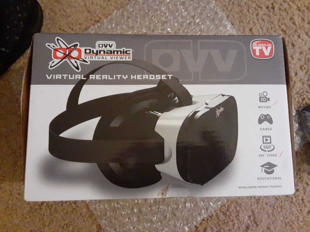 VR Headset Dynamic Virtual Viewer (DVV) Beginner Virtual Reality Headset See Des