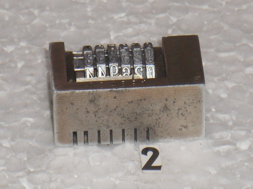 SUNUM | letterpress numbering machine | 2