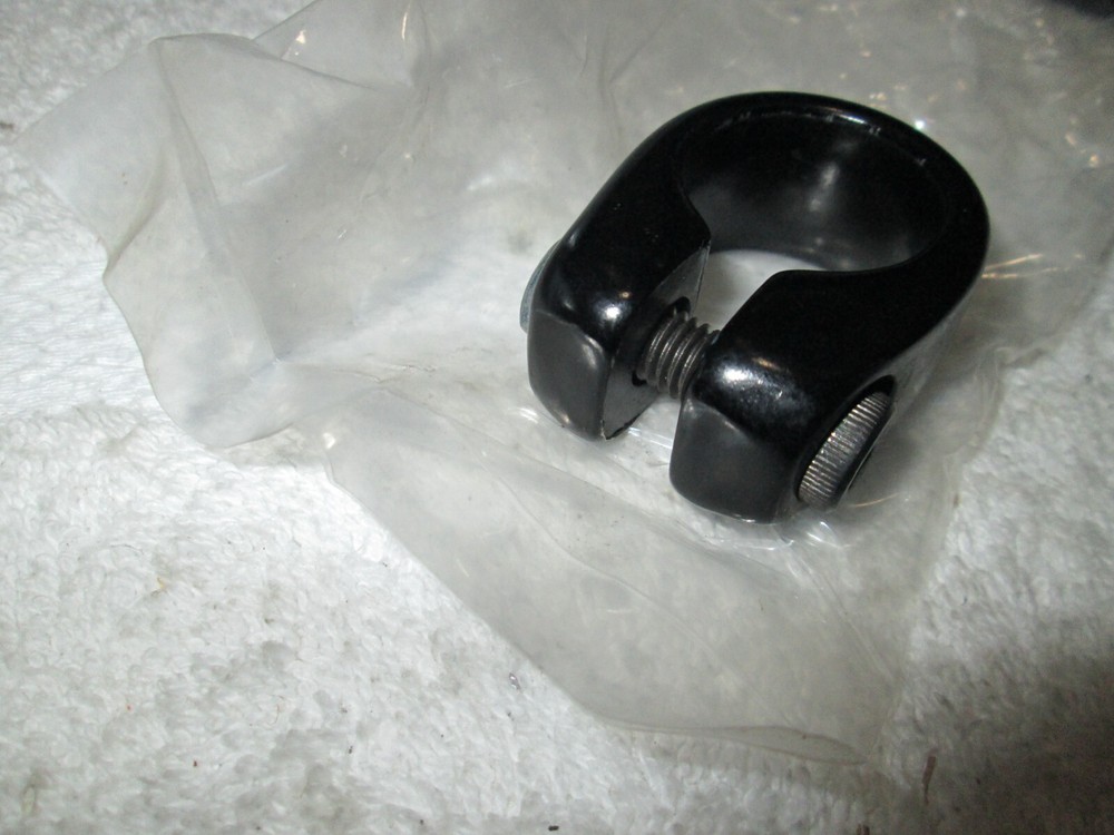 Nos red line seat post clamp 25.4 black