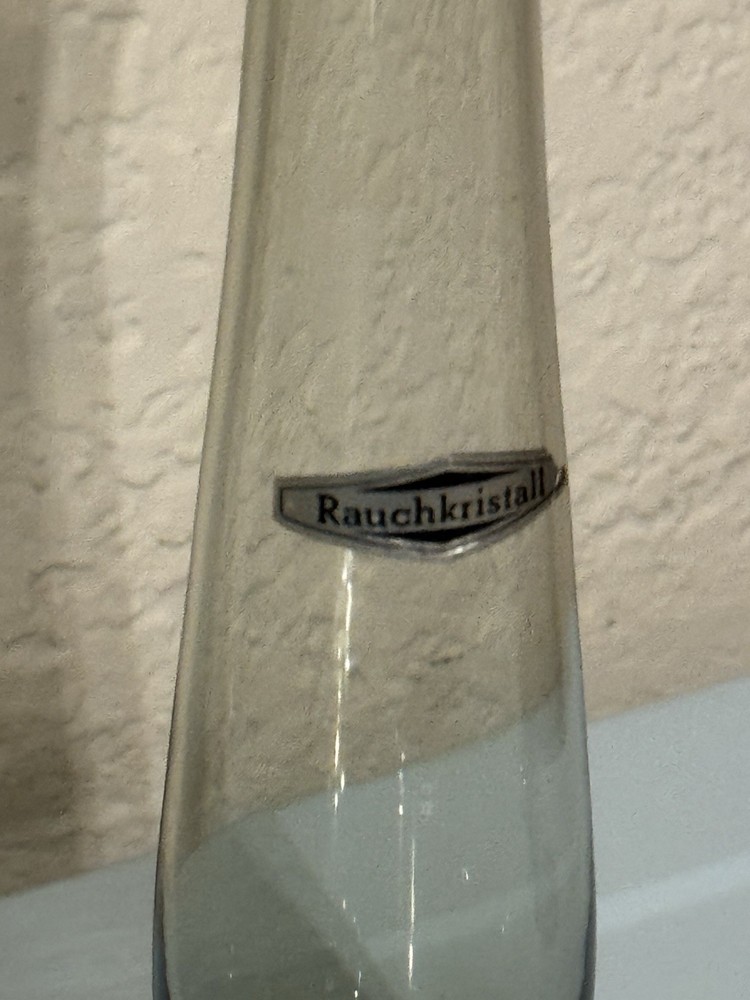 Vintage Rauchkristall Smoky Bud Vase