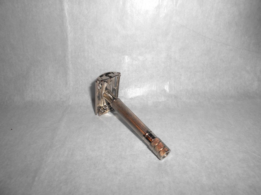 Gillette Ranger Tech 1941 DE TTO Refurbished Replated Nickle 2