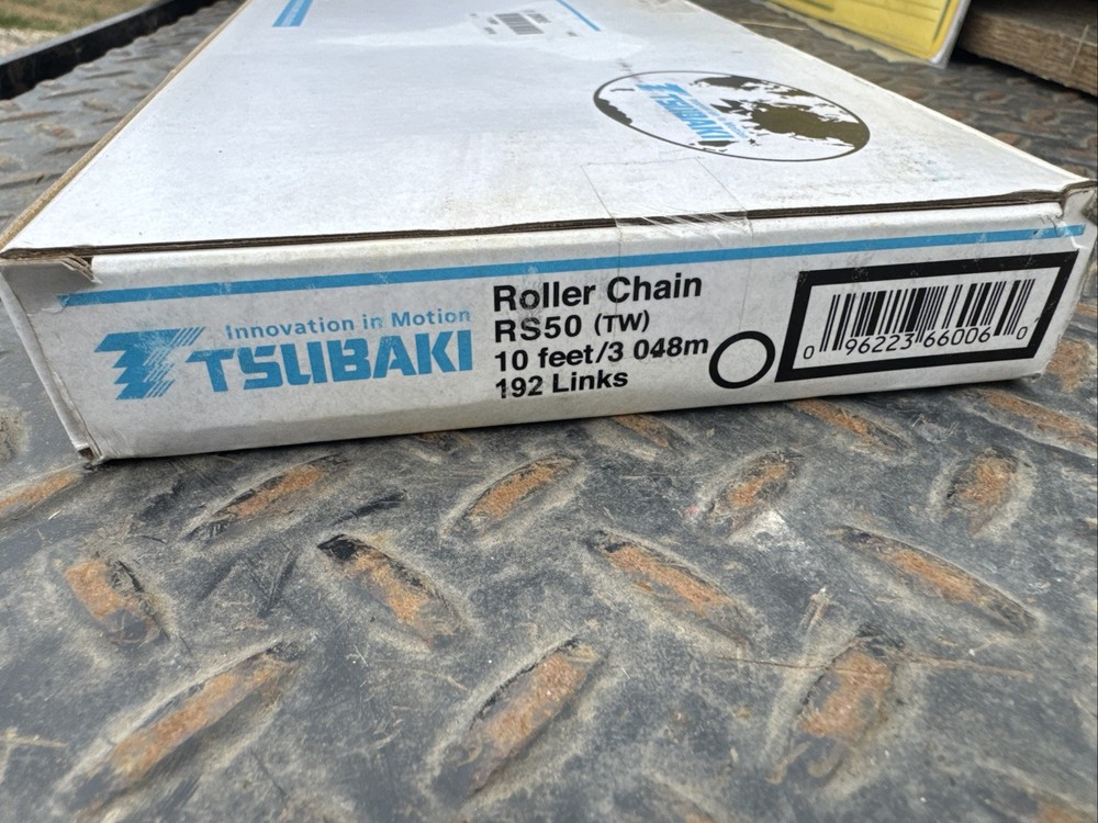 NEW TSUBAKI RS50 (TW) 10' ROLLER CHAIN