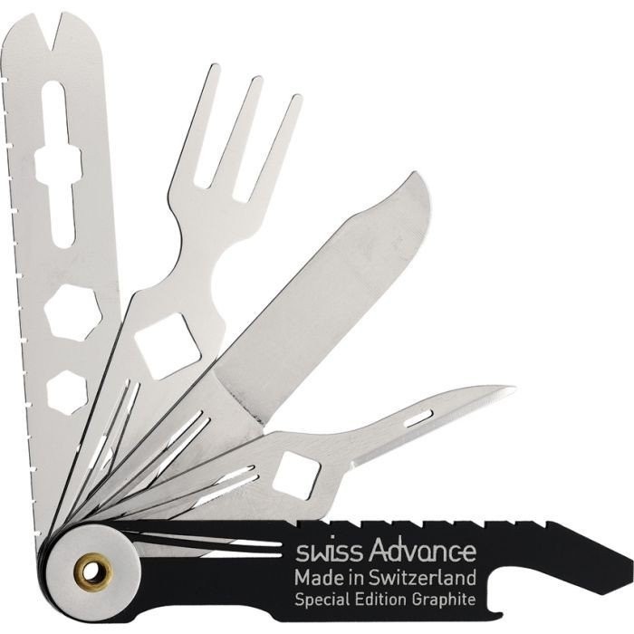 Swiss Advance Crono N5 Multi Tool/Cheese Knife Wing-Nut Opener & Tools - 51493