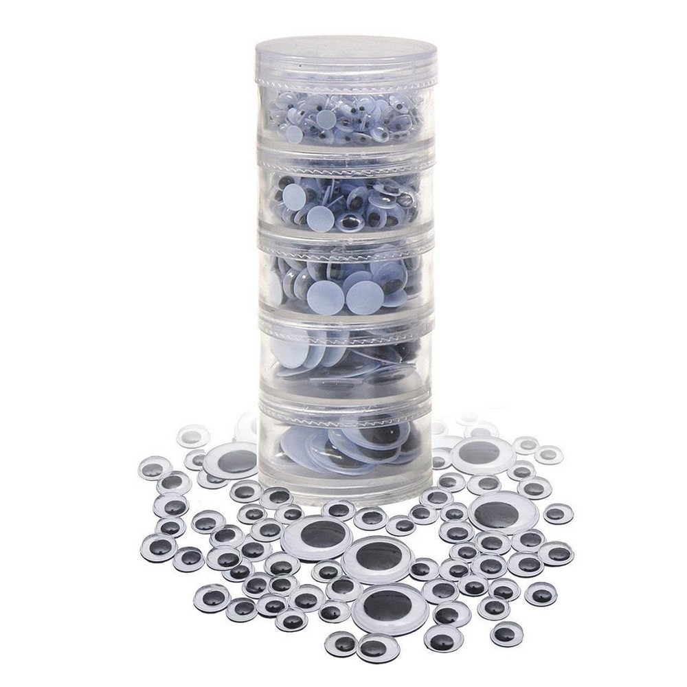 Creativity Street Black Wiggle Eyes Assortment