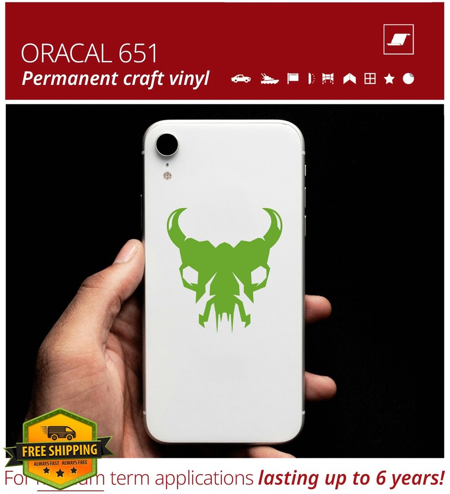 ORACAL 651 Gloss Lime Tree Green Permanent Vinyl 2"x30ft