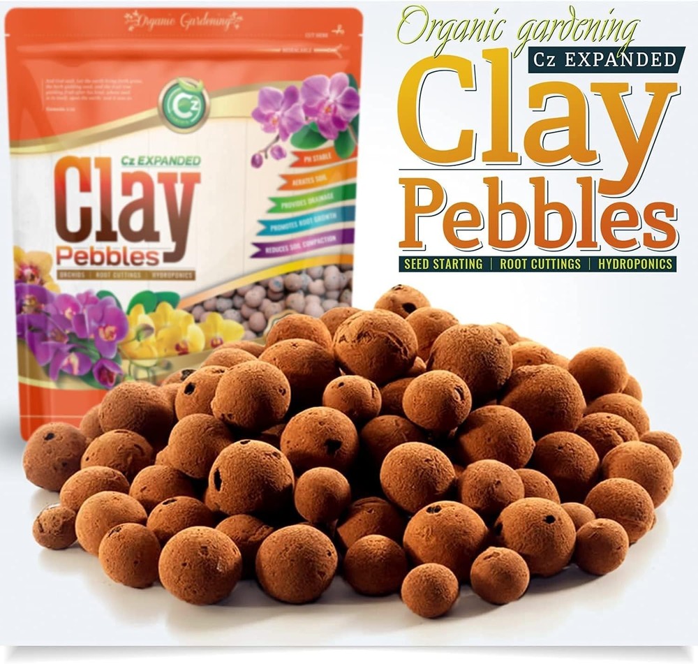 Expanded Clay Pebbles for Hydroponic Gardening
