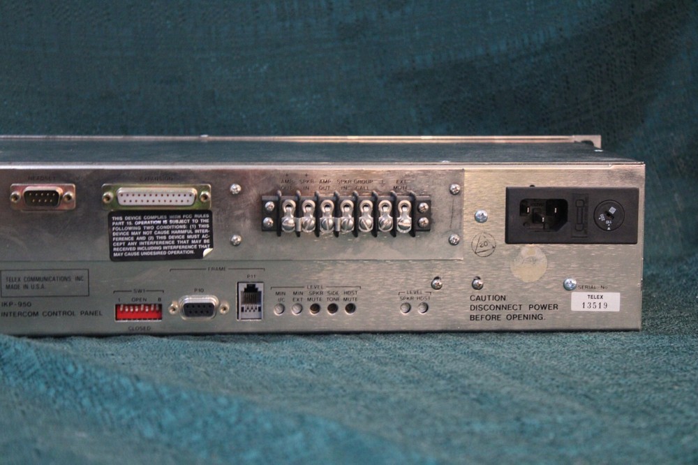 RTS Telex Matrix Intercom System IKP-950 Intercom Control Panel