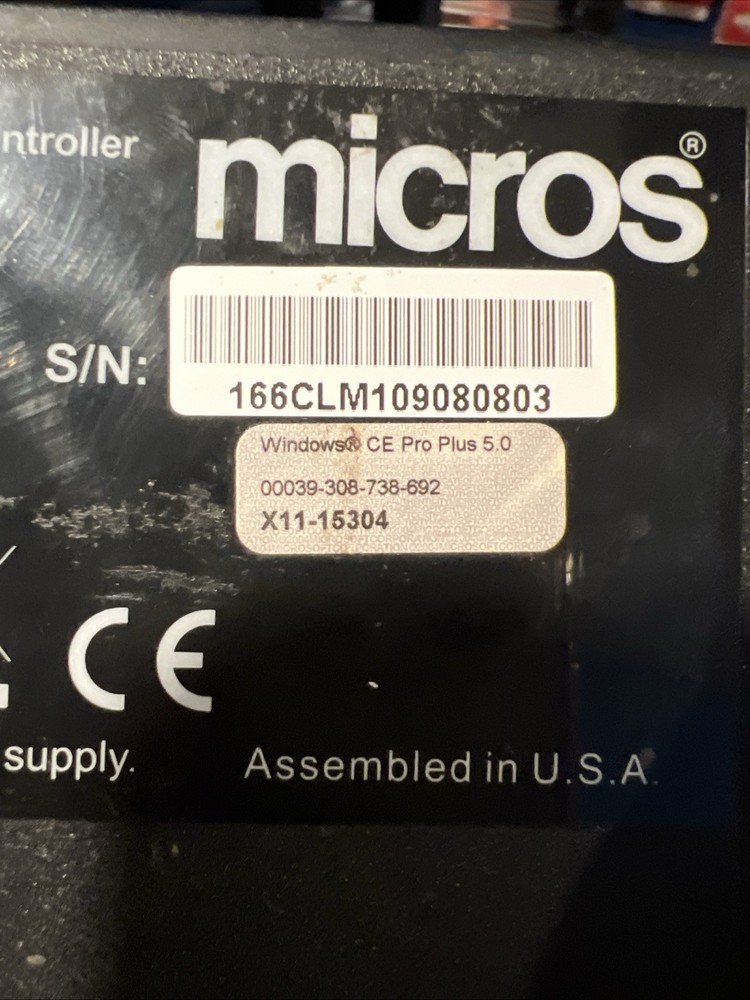 Micros DT166 Restaurant Display Controller w/Power Supply