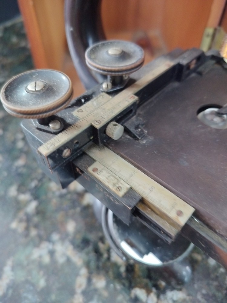 Antique Bausch & Lomb Pat Jan 5 1915 Microscope