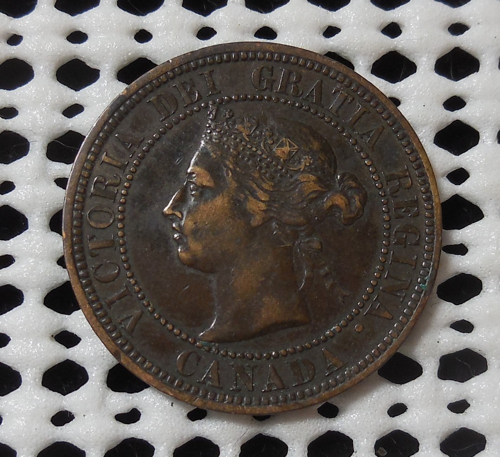 1882 H CANADA LARGE CENT COIN HIGH GRADE