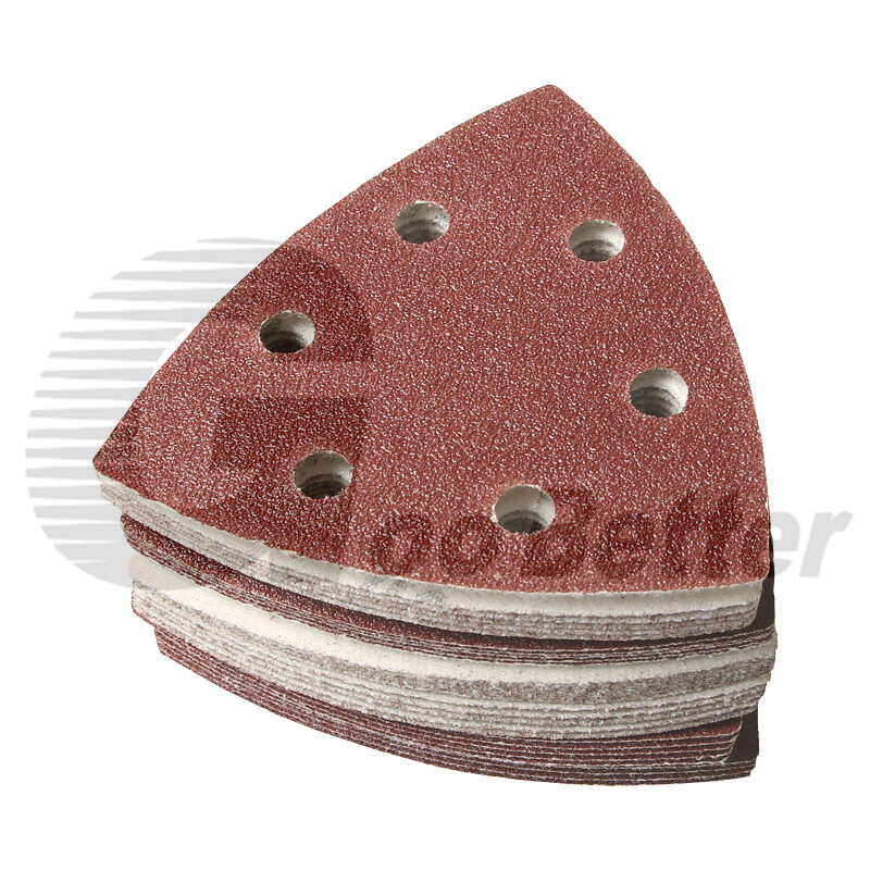 Delta Sanding Sheets 90mm Triangle Detail Mouse Palm Sanding Pads 40 - 400 Grit