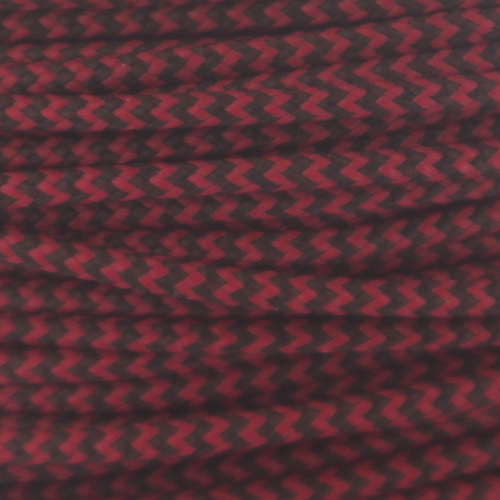 1', 3', 5', 10', 25', 50', 100' Red/Black Speckled D Loop BCY #24 Rope Material