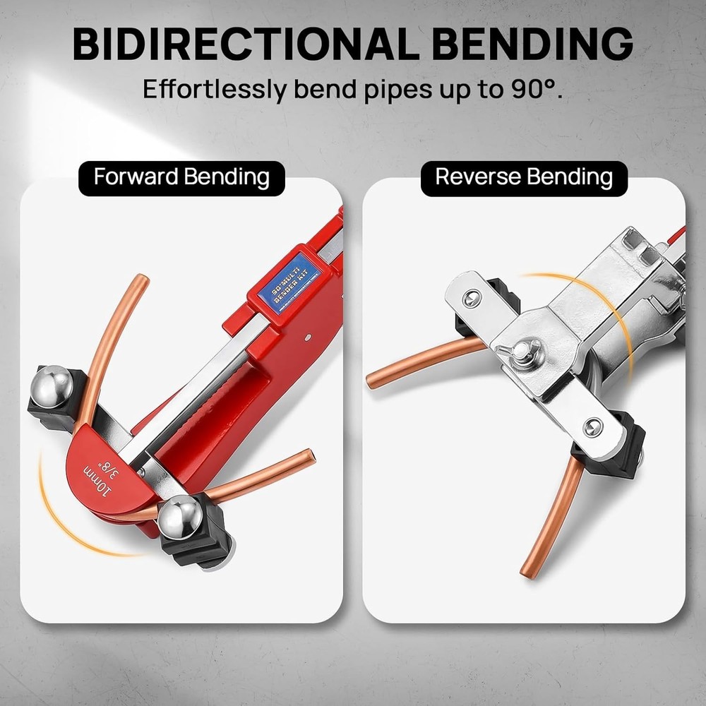Pipe Bender Kit with Reverse Bending Attachment, Fits 1/4 to 7/8-Inch Soft .....