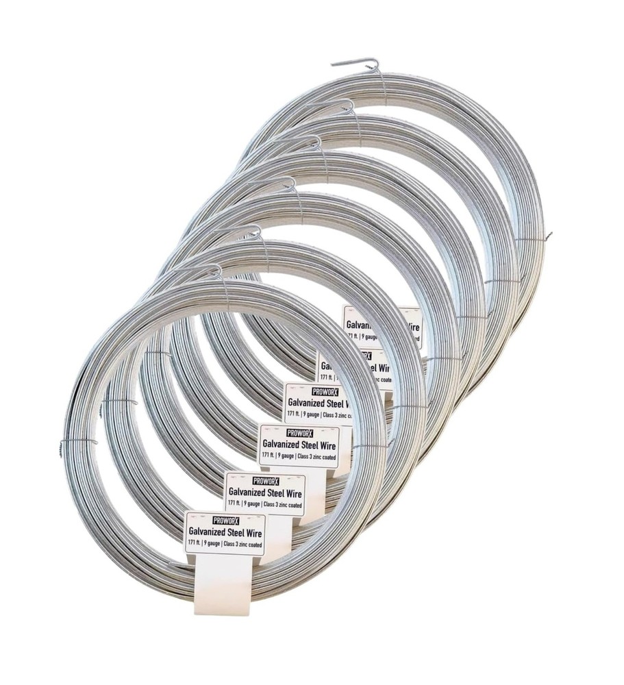 171 ft. L Galvanized Steel 9 Ga. Wire