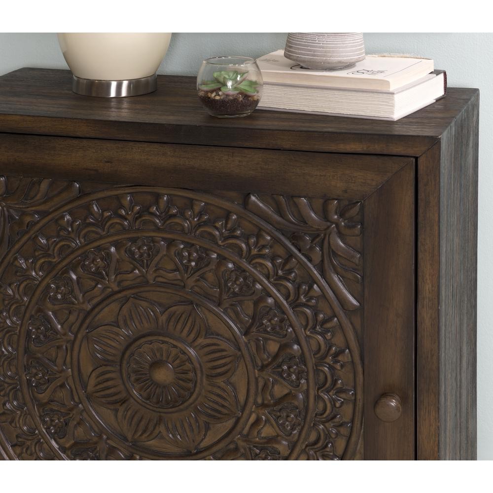 Grace Accent Cabinet Dark Brown
