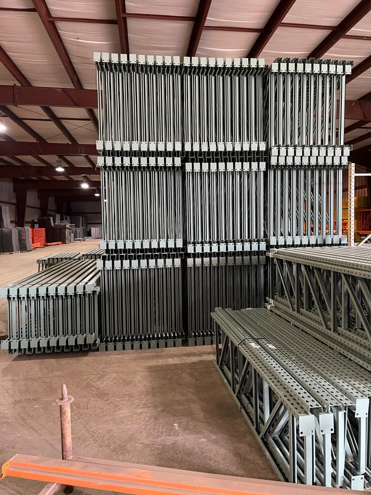 Teardrop Pallet Racking Upright - 48"x12' - New