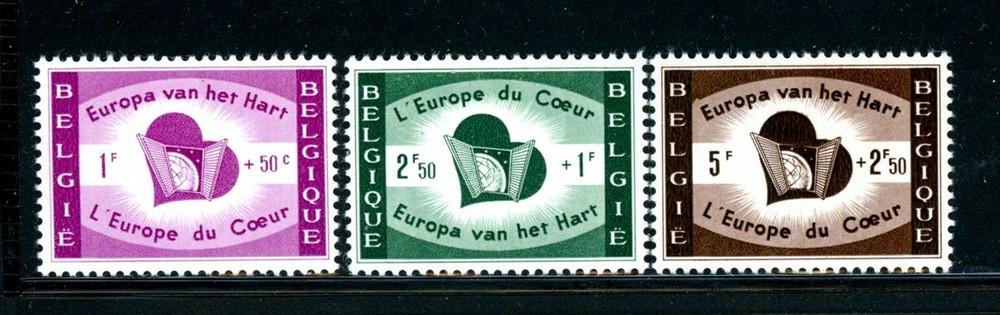 Belgium Scott # B638 - B640 - MH - Nice Stamps