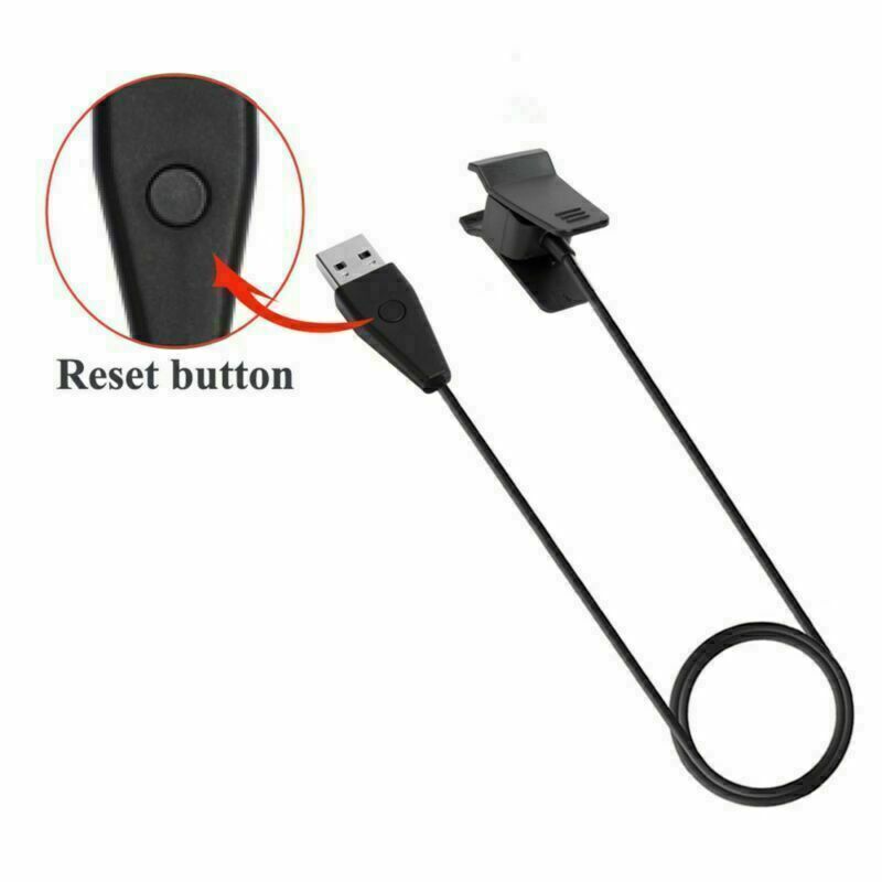 For Fitbit Alta Smart Watch USB Charger Charging Cable+Reset Button Replace Set