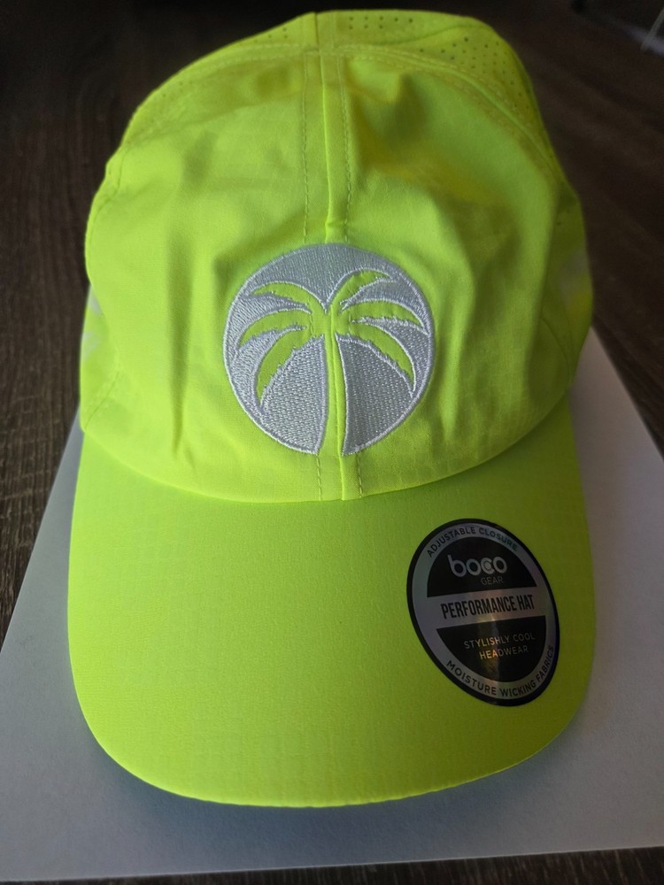 Miami marathon hi-viz run cap