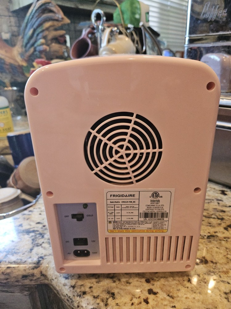 Frigidaire Retro 6-Can Portable Mini Fridge EFMIS129-PINK