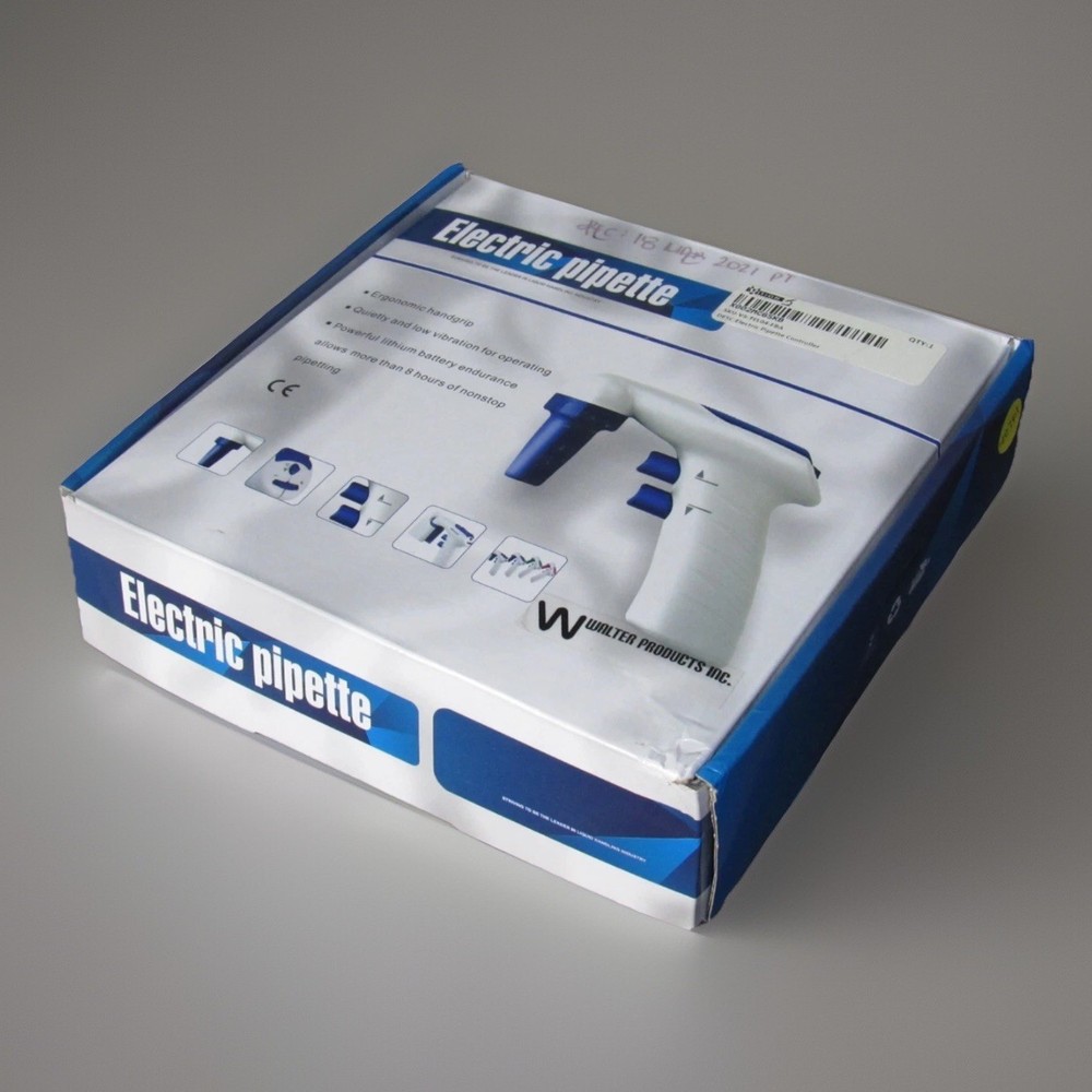 NEW Walter TEL04 Motorized Rechargeable Pipette Controller; 0.1 to 200mL