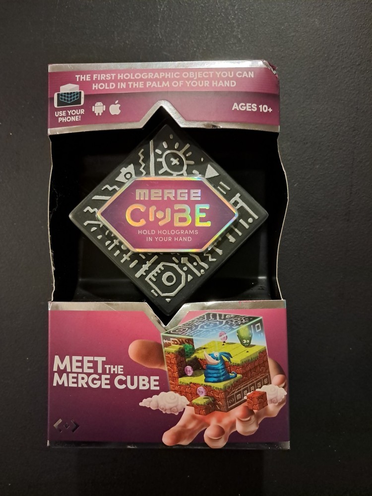 Merge Holographic Cube Universal Black Silver Headset/Phone Accessory