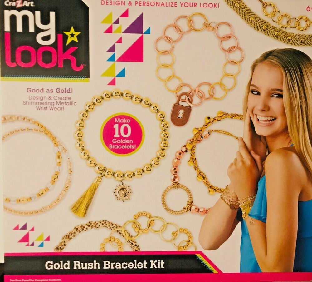CRAZART MY LOOK GOLD RUSH BRACELET KIT