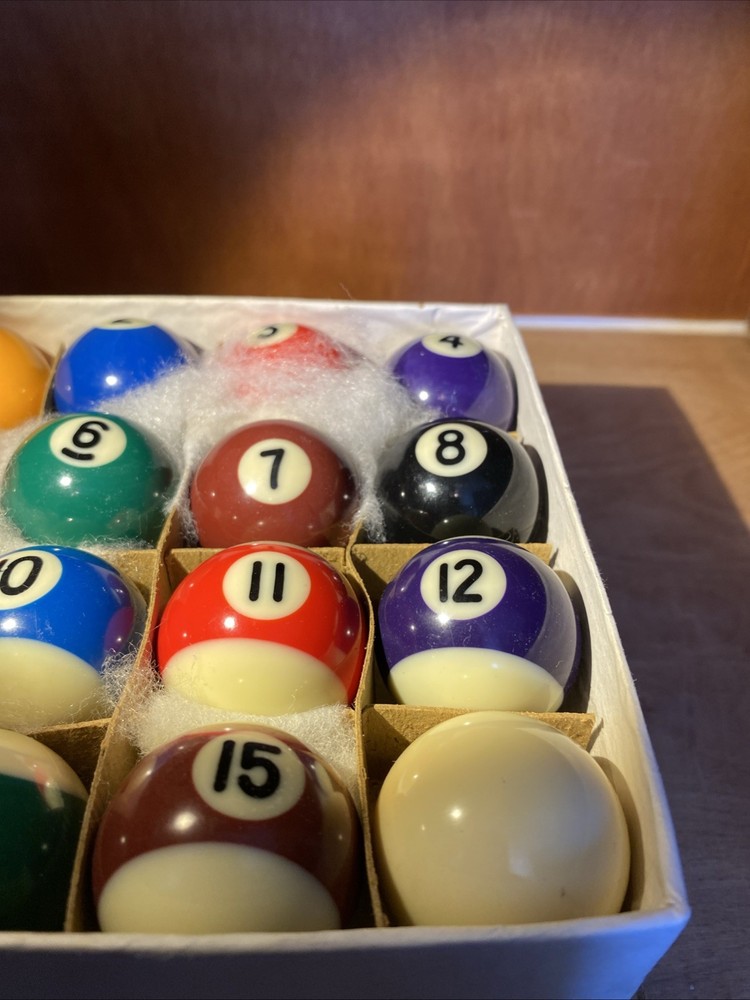 Pool Balls 1.5” Set, NEW
