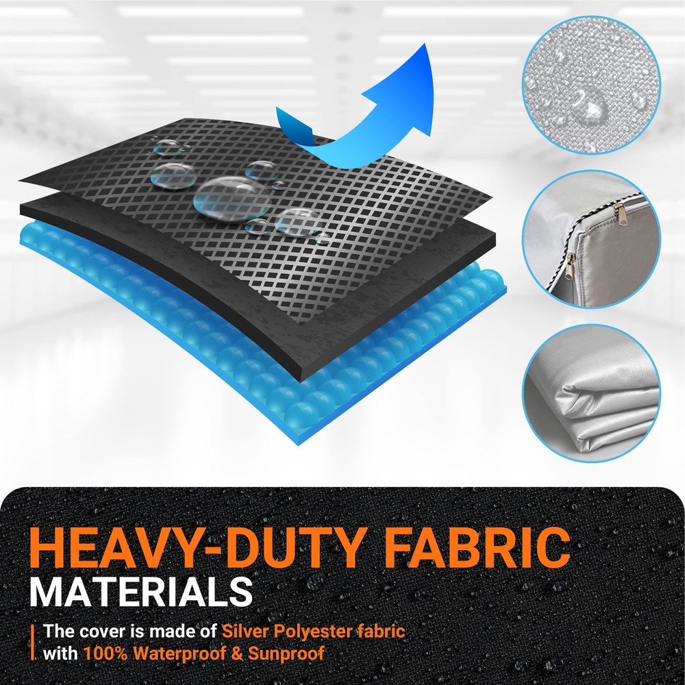 BlueStars 2PCS Washer and Dryer Covers For Top-load and Front-load Machines -...