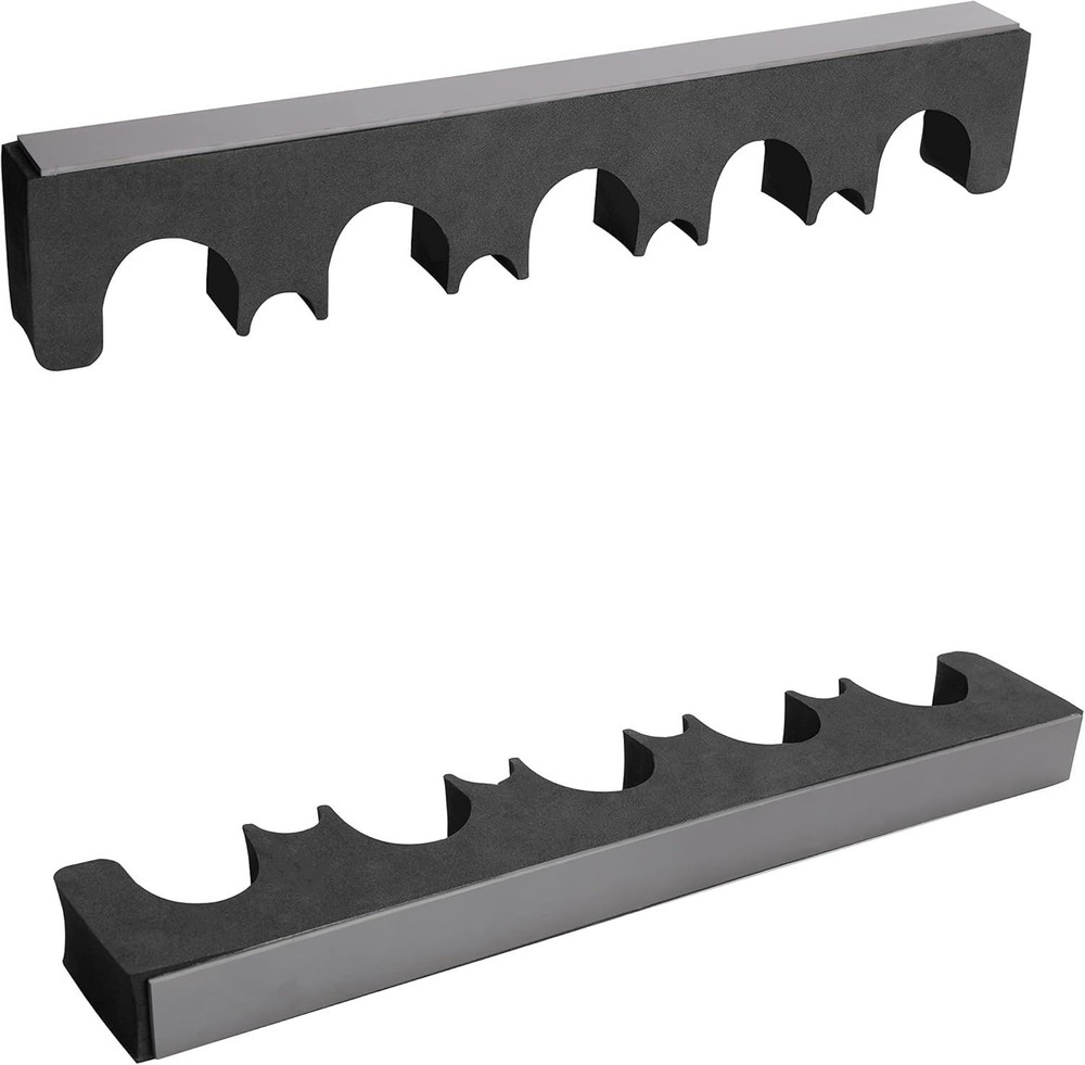 2 Pack Gun Rack for Storage, Safe Accessory Rifles and Black