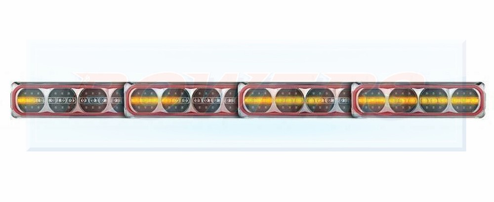 2x LED REAR COMBINATION LIGHTS + PROGRESSIVE/DYNAMIC/SEQUENTIAL/MOVING INDICATOR