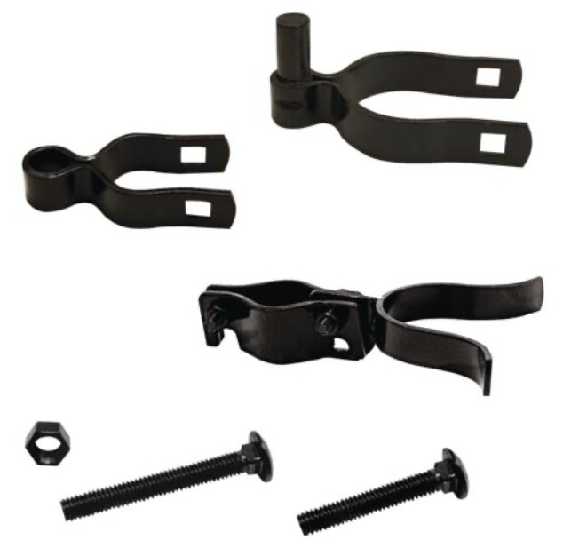 10' Black Chain Linked Fence